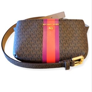 Michael Kors Women's Belt Bag, Brown/Acorn, Small/Medium